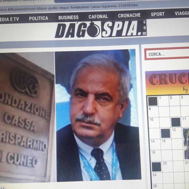 Dagospia, rilanciando un articolo de Il Sole 24 ore, “bacchetta” i vertici della Fondazione CrC