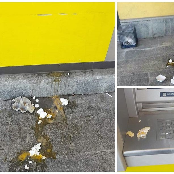 Fossano, ignoti imbrattano i bancomat di Poste e Intesa Sanpaolo