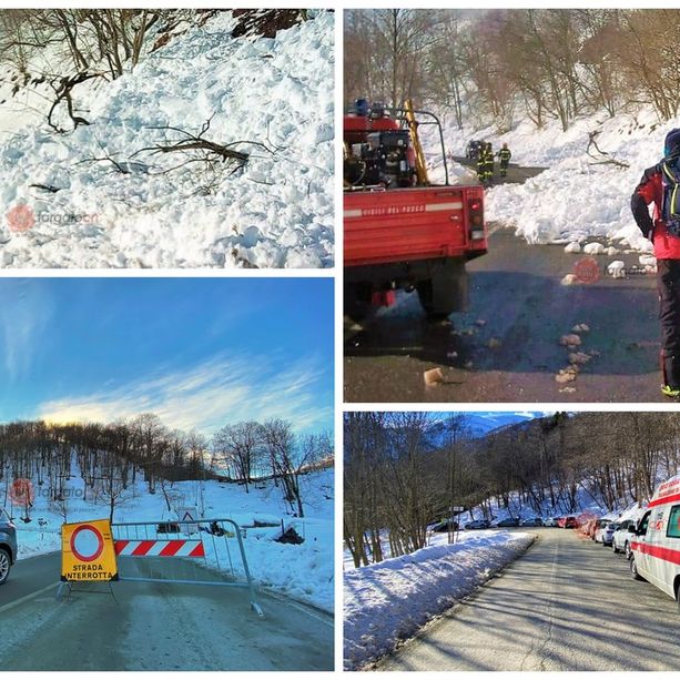 La Provincia al lavoro per ripulire la Paesana-Pian Munè dalle slavine e dalla neve portata dal forte vento (FOTO e VIDEO)