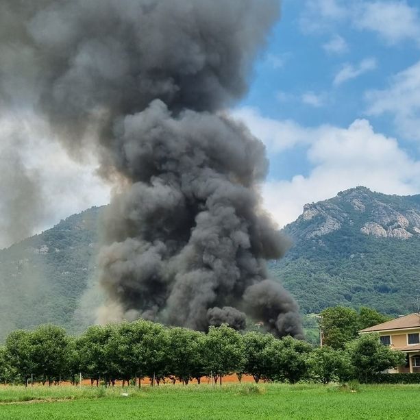 Sanfront, 570 gli animali morti nel rogo che ha distrutto un allevamento di suini. Si procede con gli accertamenti