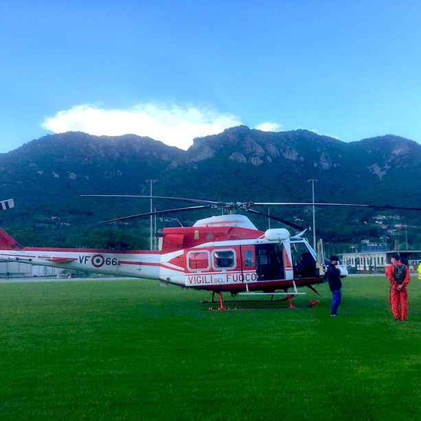 Recuperati i due giovani dispersi sul Mombracco: verricellati a bordo dell’elicottero dei Vigili del fuoco