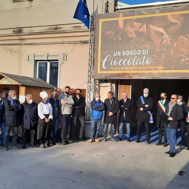 Tornano gli eventi a Palazzo Bertello: inaugurato &quot;Un Borgo di Cioccolato&quot;
