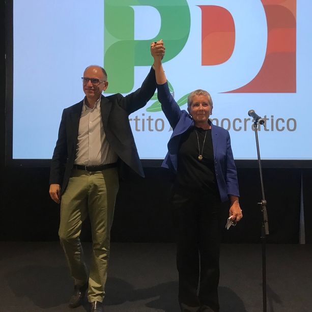Enrico Letta a Cuneo a sostegno della Manassero: &quot;Qui c'è energia. Avete fatto e farete un ottimo lavoro&quot; [VIDEO]