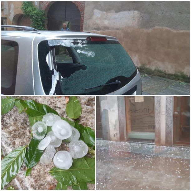 Il gran caldo lascia il posto ai temporali: allerta gialla fino a stasera, violente grandinate su Saluzzese e Fossanese