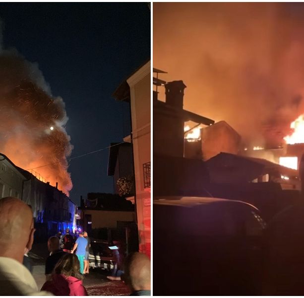 Beinette, ultime operazioni sull'incendio all'ex cartiera: vietata la captazione del Brobbio per usi irrigui