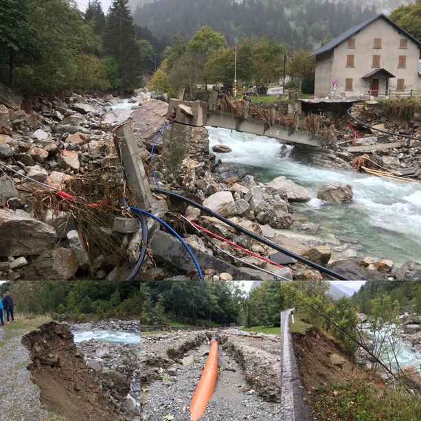 In valle Gesso l'alluvione cancella la strada per il rifugio Valasco: dopo le terme non si sale più (FOTO E VIDEO)