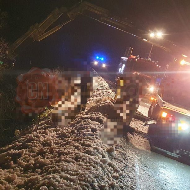 Auto nel dirupo scendendo da Artesina, salvi tutti e tre gli occupanti