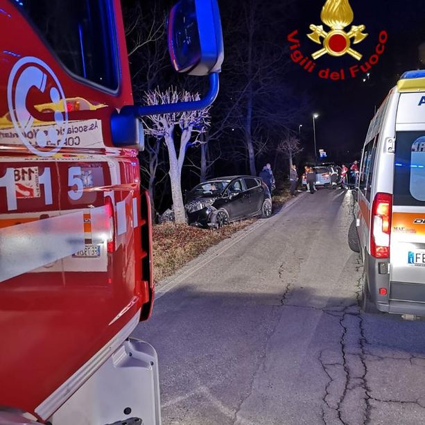 Benevello, auto investe un cinghiale e si schianta contro un albero: 26enne trasportata al Cto in gravi condizioni