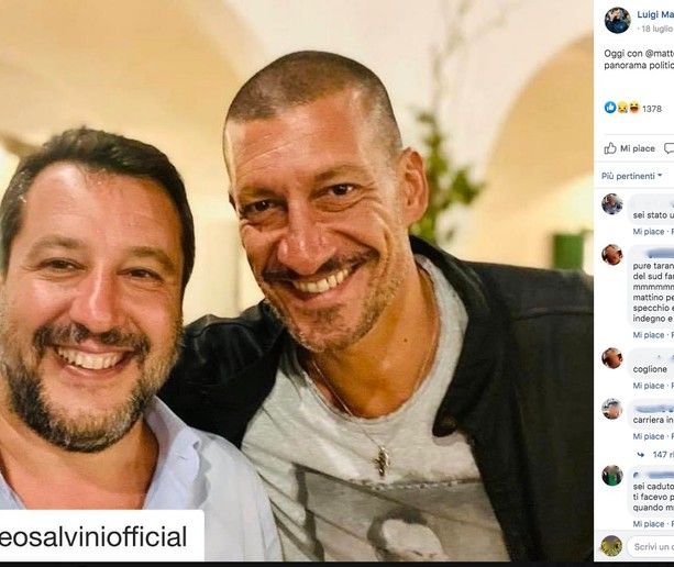 Gigi Mastrangelo nella squadra della Lega alle Politiche del 25 settembre