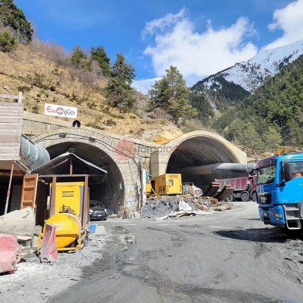Infortunio nel cantiere del nuovo tunnel di Tenda, in corso gli accertamenti