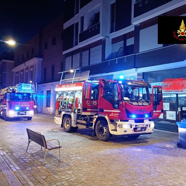 Incendio in uno scantinato in via XX Settembre a Cuneo