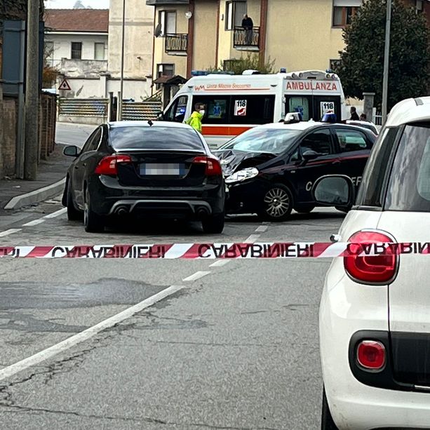 Incidente in centro a Brusasco durante un inseguimento: feriti due carabinieri