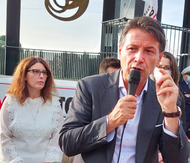 Giuseppe Conte a Ciriè e San Mauro: &quot;Usciamo da una pandemia che ci ha messi a dura prova&quot;