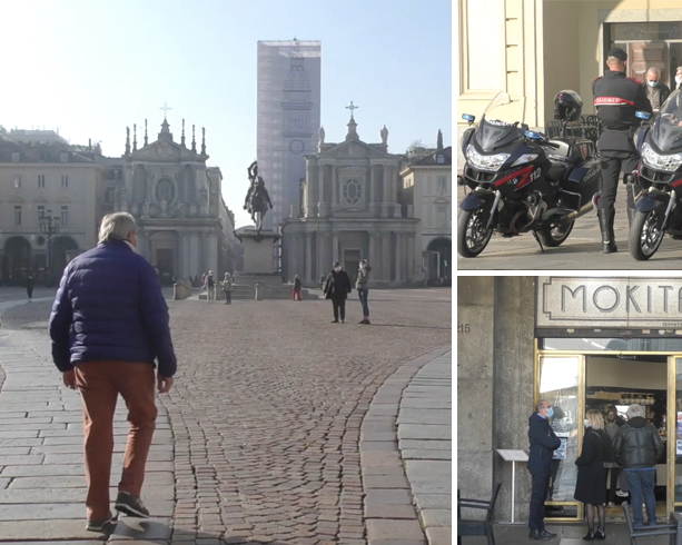 A Torino l'ultimo giorno di &quot;normalità&quot;: in centro rabbia e angoscia prima del secondo lockdown [VIDEO]