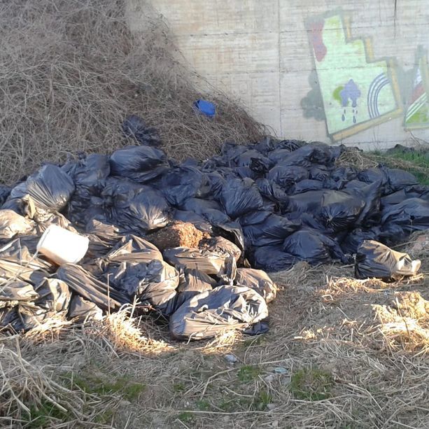 Nuovi abbandoni di rifiuti: appello ai candiolesi per segnalarli (FOTO)