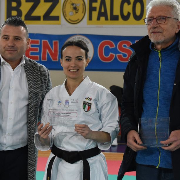 Cumiana accoglie la medaglia di bronzo olimpica di Karate