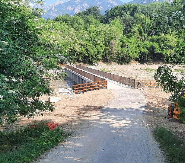 ‘Biciclettiamo insieme’: Frossasco inaugura il nuovo guado sul Noce