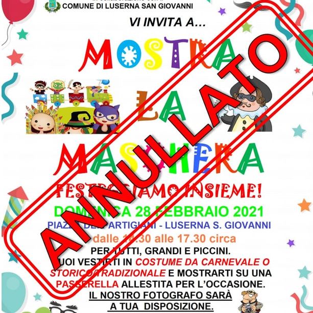 Niente passerella per Mary Poppins e Maria Montessori: non si farà il carnevale statico di Luserna San Giovanni