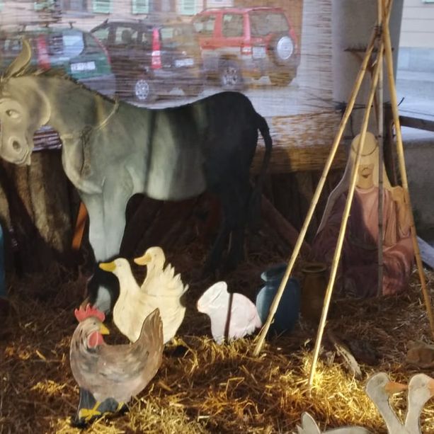Nuova vita per il presepe di Luserna e la piazza di San Giovanni