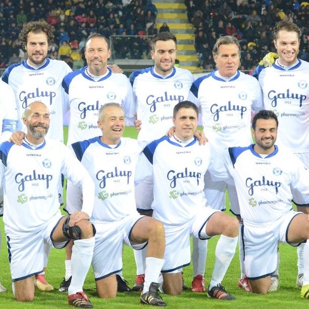 Galup fa goal solidali con la Nazionale di calcio Tv &amp; Social