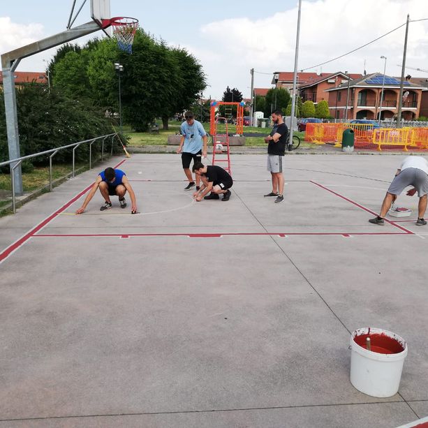 I Giovani Democratici di None presentano i risultati dei primi lavori al parco di via Amerano [FOTO]