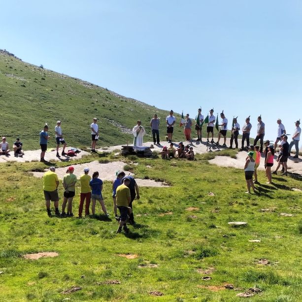 Una settantina sul monte Bocciarda per la tradizionale festa alpina [FOTO]