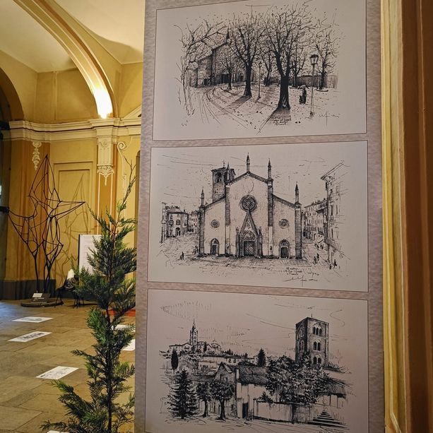 L’amore e la creatività per il territorio di Ezio Giaj esposta a Pinerolo