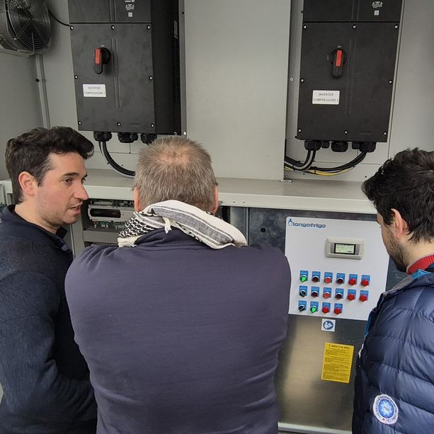 Pinerolo: oggi sono partiti i nuovi compressori del Palacurling
