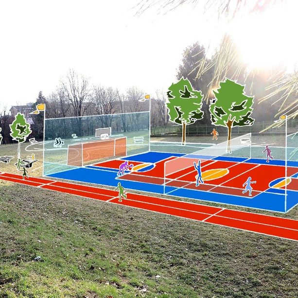 Bilancio partecipativo 2021 di Pinerolo: uno spazio sportivo polivalente in zona Serena