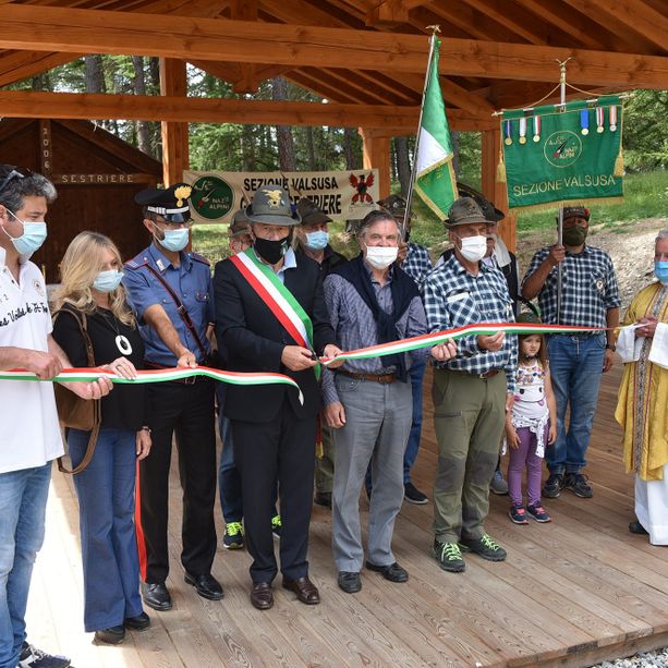 Una nuova struttura per gli Alpini di Sestriere in località Monterotta