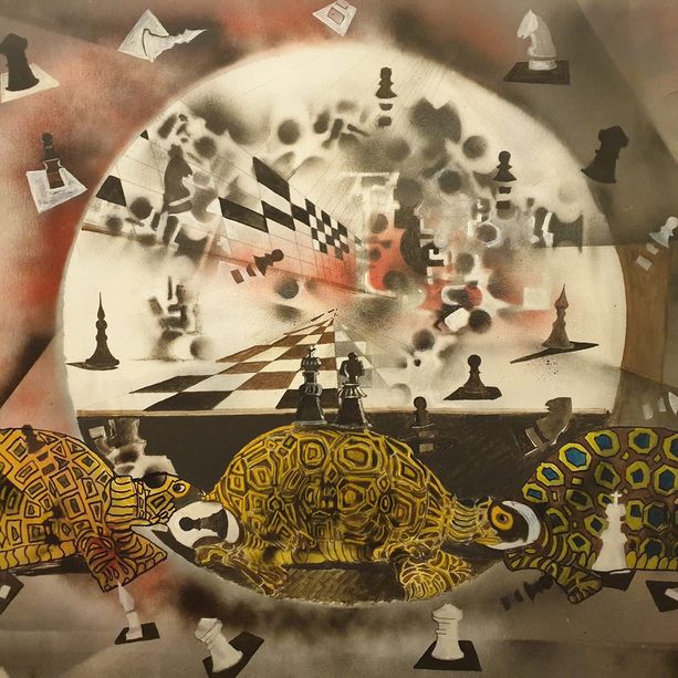 A un anno dalla scomparsa, moglie e figlio dell’artista torrese Rivoir mettono in mostra i suoi quadri