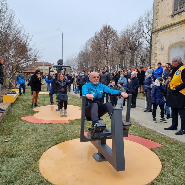 A Vigone si può fare ginnastica lungo la pista ciclabile [FOTO]
