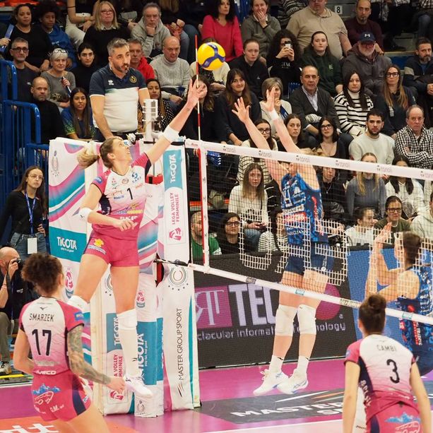 Volley A1/F: le pantere fanno il loro dovere a Villafranca Piemonte