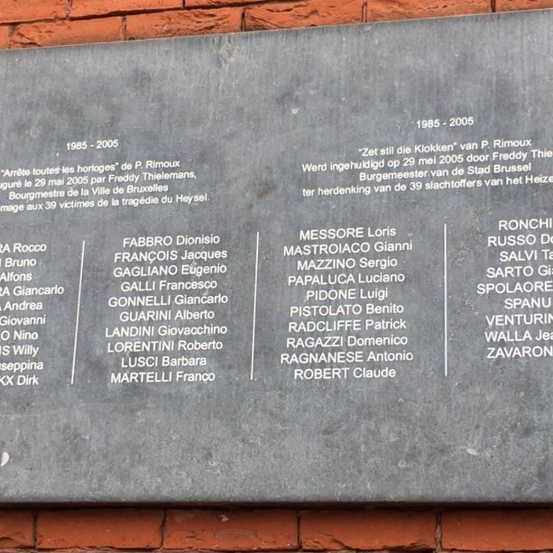 La tragedia dell'Heysel 35 anni dopo, il Comune di Grugliasco ricorderanno le vittime al giardino a loro intitolato