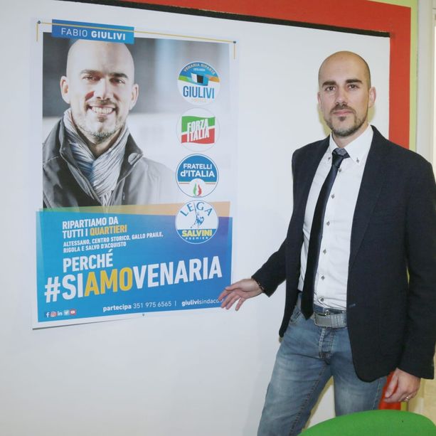 Venaria, il centrodestra unito con Giulivi: &quot;Oggi apriamo comitato elettorale, sarà la casa dei cittadini&quot;