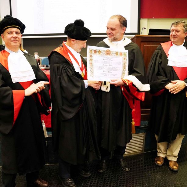 UniTo, laurea honoris causa a Emiliana Brocchi e Uriel Dan Kitron a Grugliasco