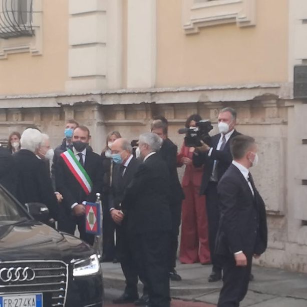Mattarella conclude la visita a Torino partecipando alla cerimonia per i 60 anni dalla morte di Luigi Einaudi