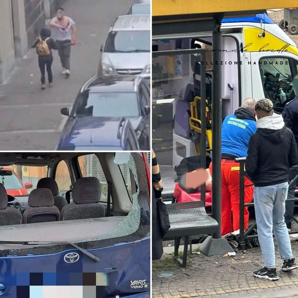 Far west in Barriera: tossici con spranghe spaccano i vetri delle auto [FOTO]