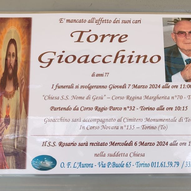 Borgo Rossini piange Gioacchino Torre, il re delle granite siciliane a Torino