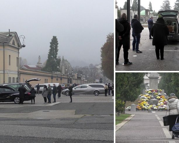 Covid, al Monumentale torna la processione dei carri funebri: “Un via vai continuo, oggi 85 funerali” (FOTO e VIDEO)