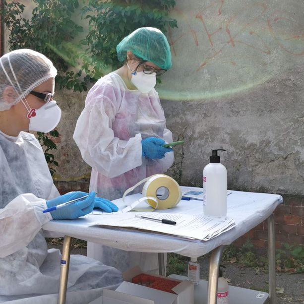 Coronavirus: al via i tamponi nel piazzale antistante l'Amedeo di Savoia [FOTO E VIDEO]