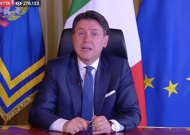 Conte: &quot;Sanzioni da 400 a tremila euro per chi esce di casa senza un valido motivo o trasgredisce altre disposizioni del decreto ministeriale&quot;