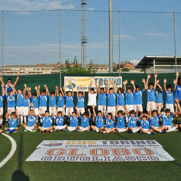 Grugliasco, iniziate le prove gratuite di scuola calcio con il Cus Torino e Globo