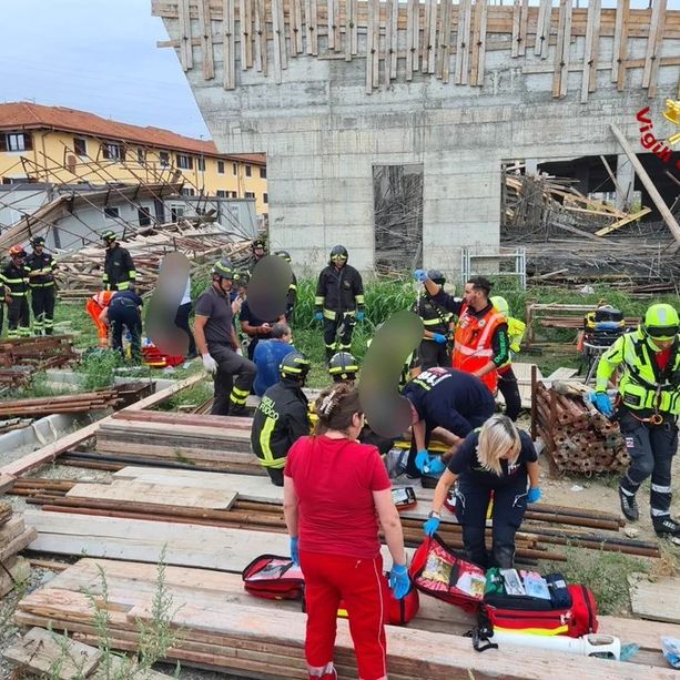 Ennesimo incidente sul lavoro: crolla impalcatura di un edificio a Rivoli, tre operai feriti