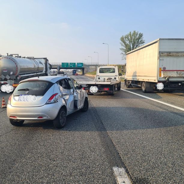 Triplo incidente sulla Tangenziale di Torino: traffico completamente congestionato