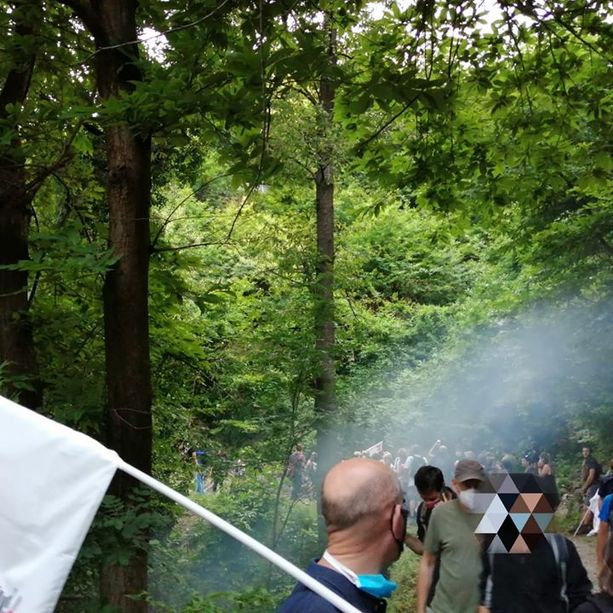 Protesta No Tav in Val Susa:  lacrimogeni verso manifestanti