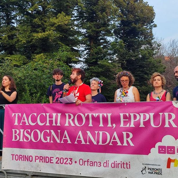 Torino Pride, il discorso &quot;resistente&quot; di Marco Giusta dal palco: &quot;Allerta come sentinelle partigiane&quot;