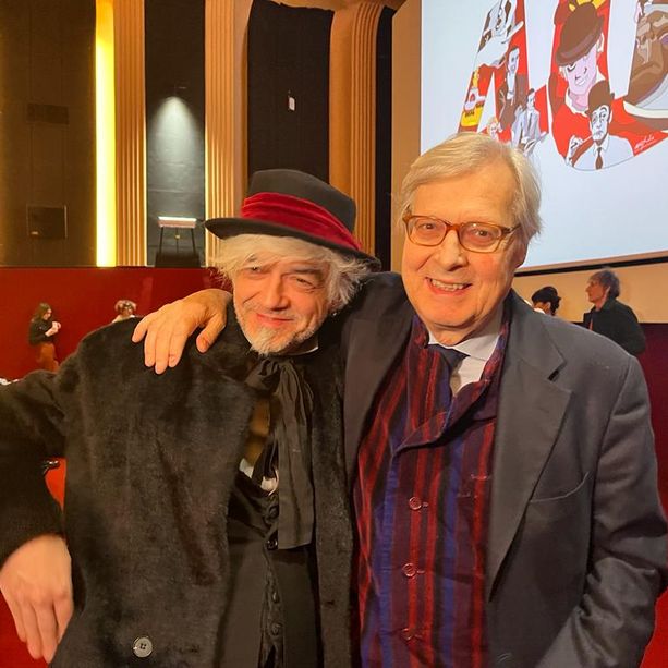 Vittorio Sgarbi show al TFF: &quot;Il film su di me? Un omaggio al Po&quot;. E in sala arriva Morgan [FOTO e VIDEO]
