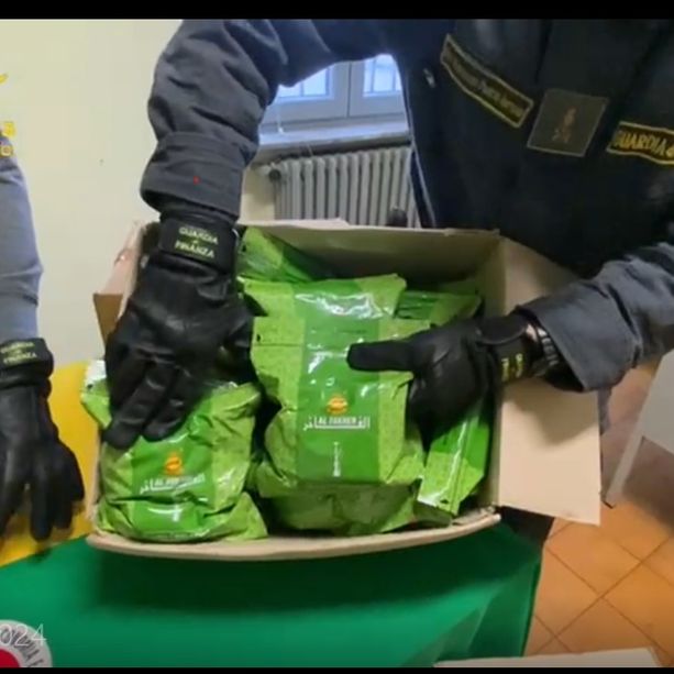 Il carico di contrabbando finisce &quot;in fumo&quot;: la Finanza sequestra 228 chili di melassa da narghilè