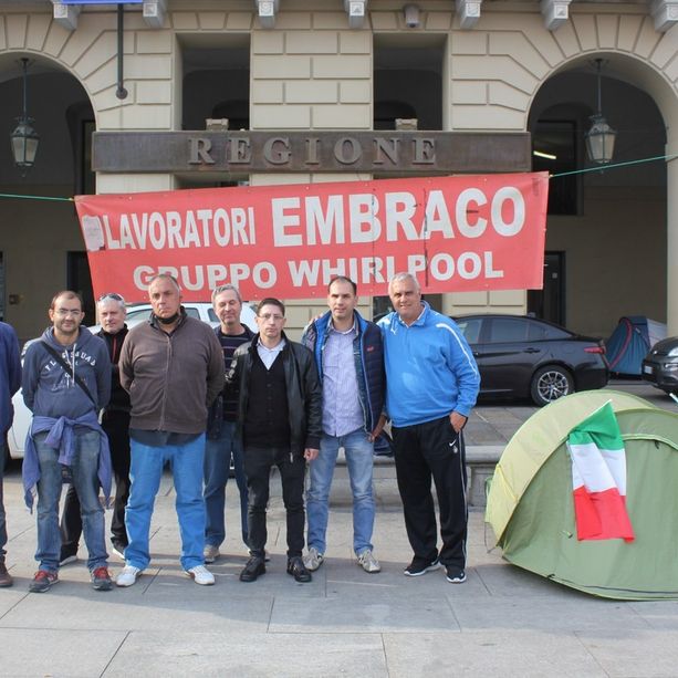 Gli ex Embraco bussano alla porta di Lo Russo: “Ora può aiutarci, gli spieghiamo come” [FOTO e VIDEO]